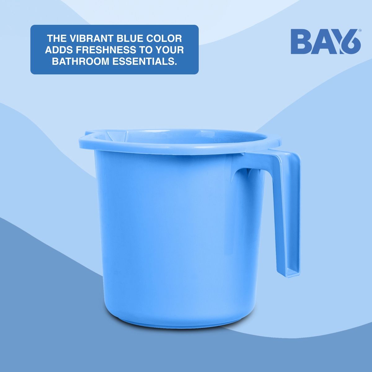 BAY6 Royce Bath Mug 1.5 L - Blue