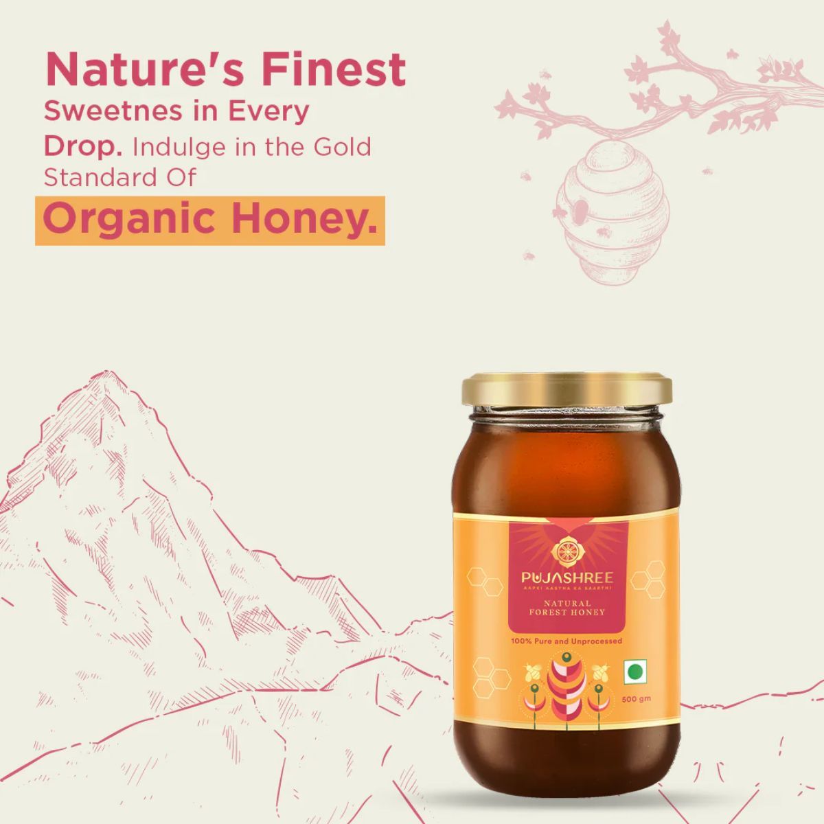 Pujashree Natural Forest Honey
