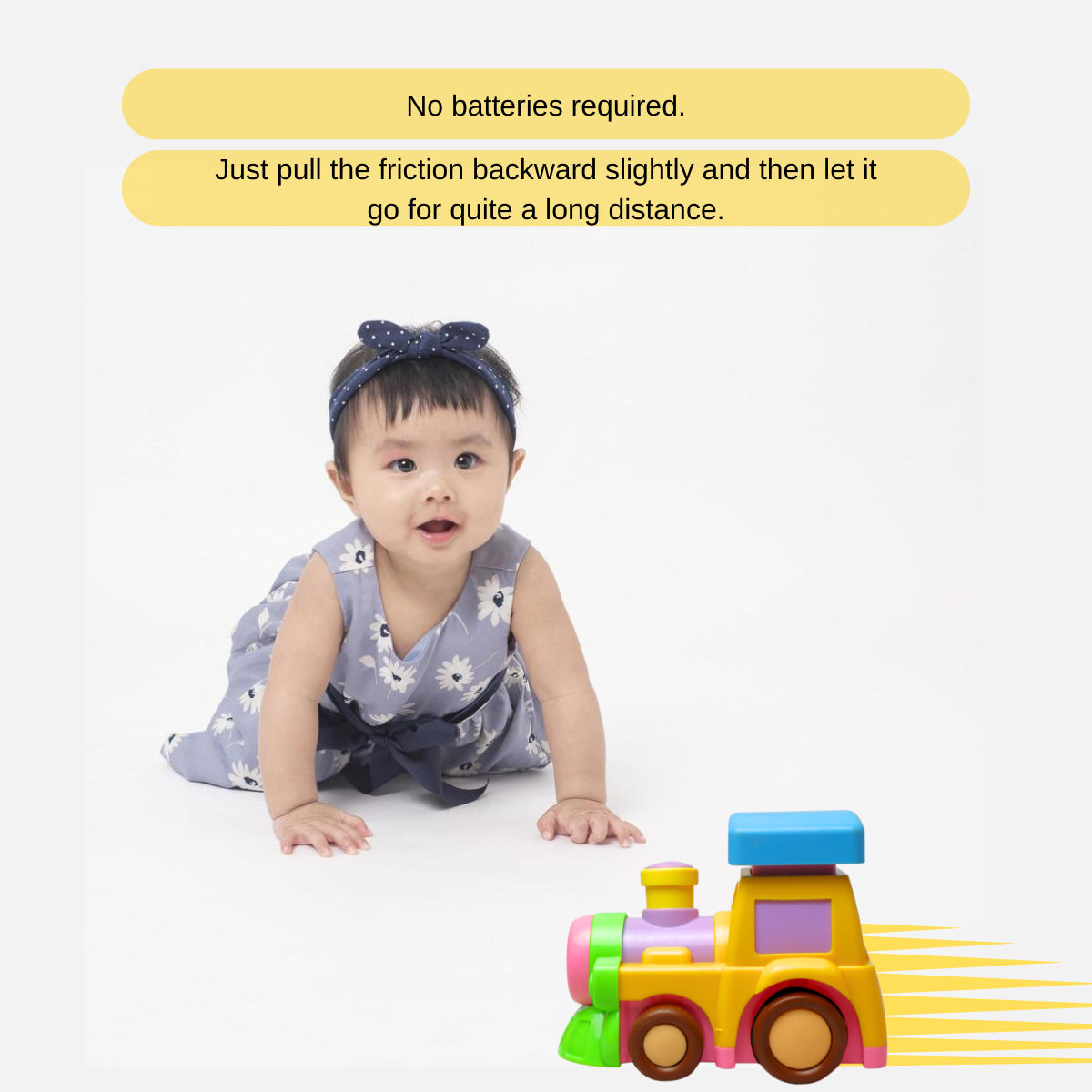Toytales Push N Go Train (Colour May Vary)