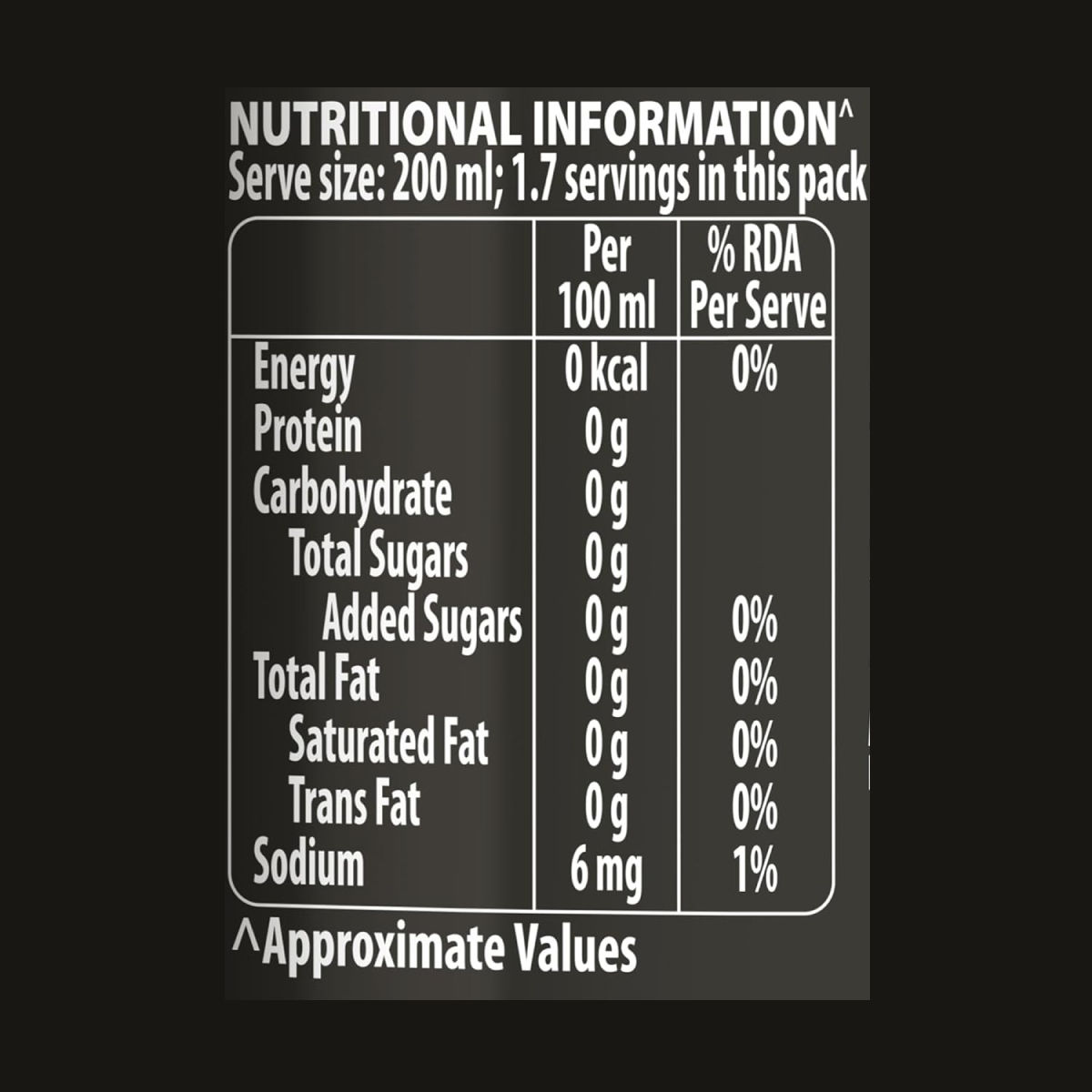 Pepsi Black Cola Diet Soft Drink