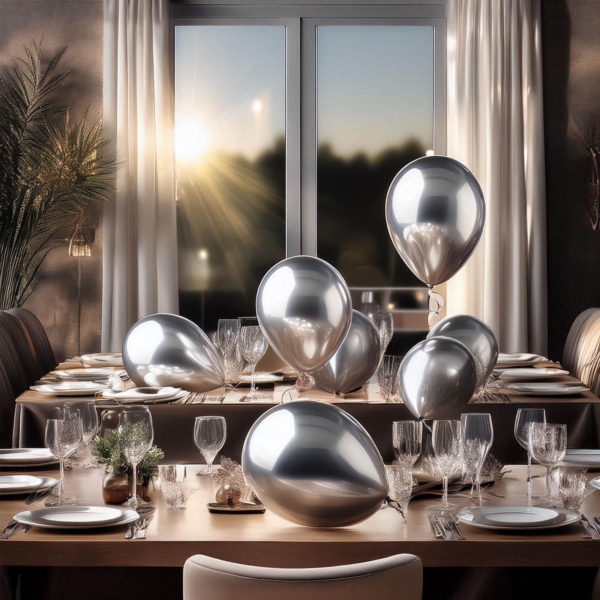 Balloons - Silver