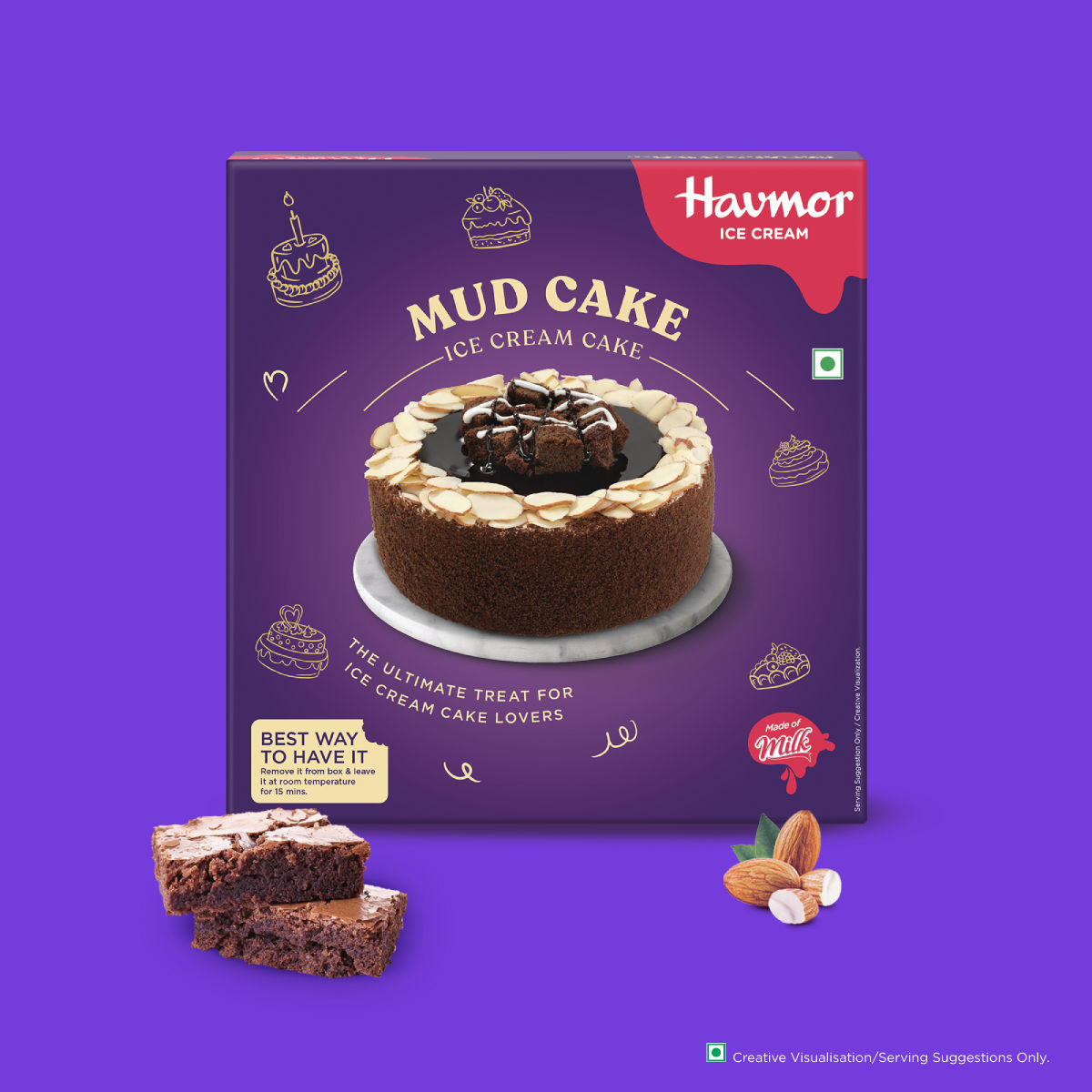 Havmor Mud Cake Ice Cream Cake