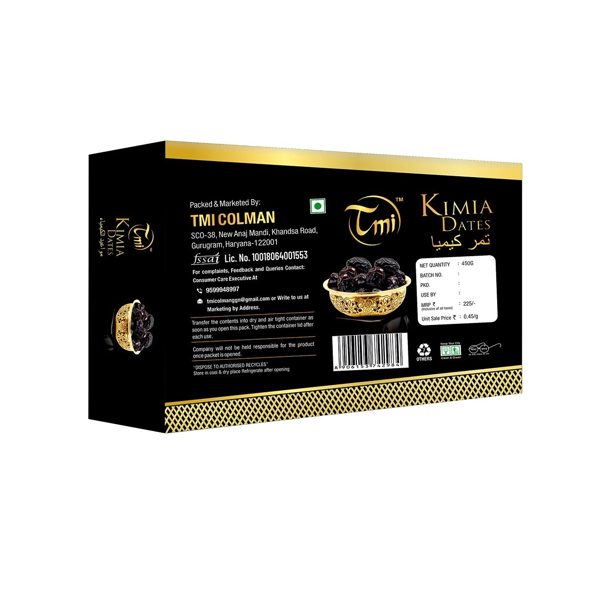 TMI Colman Kimia Dates
