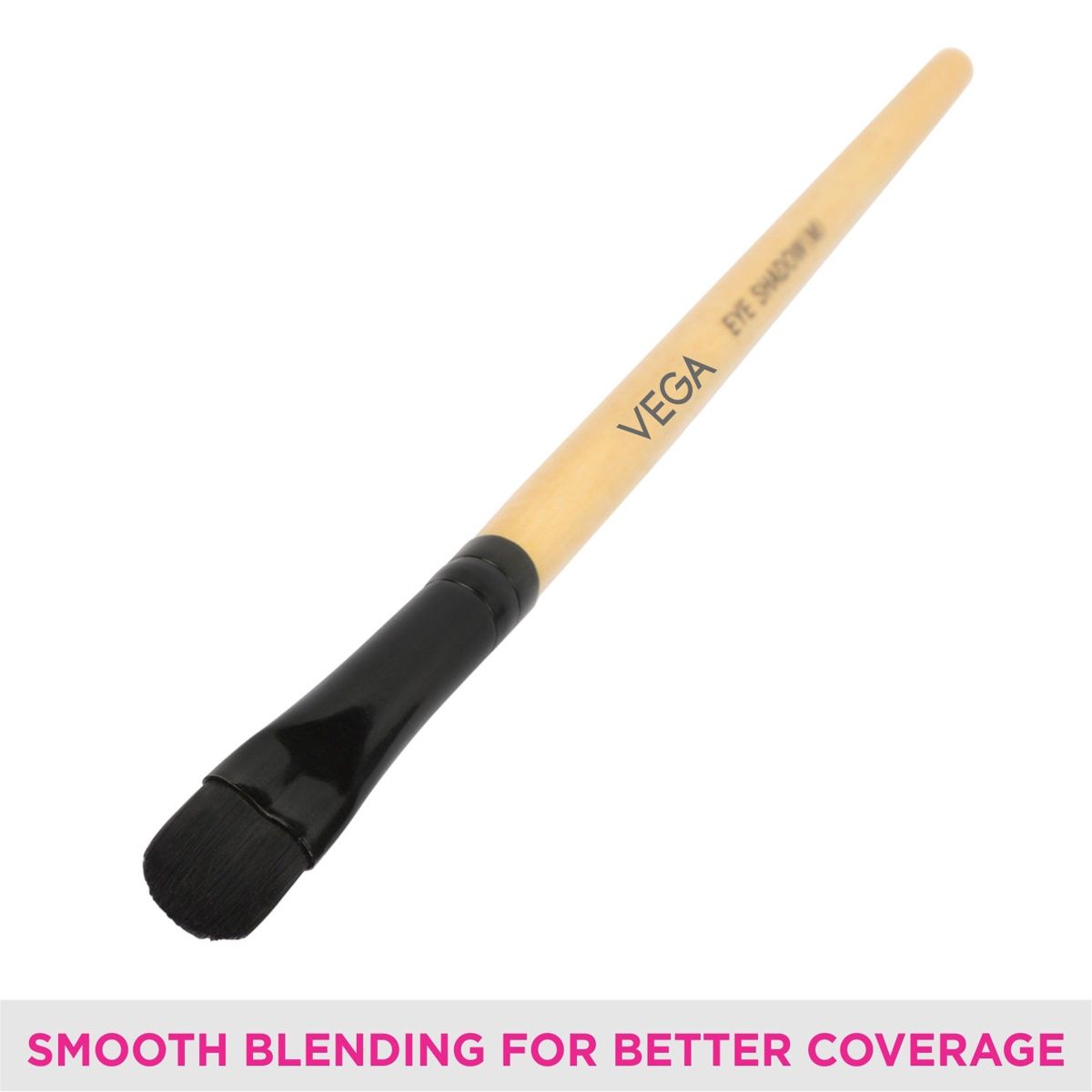 VEGA Eye Shadow Brush | Medium - Wooden - M | Ev-02