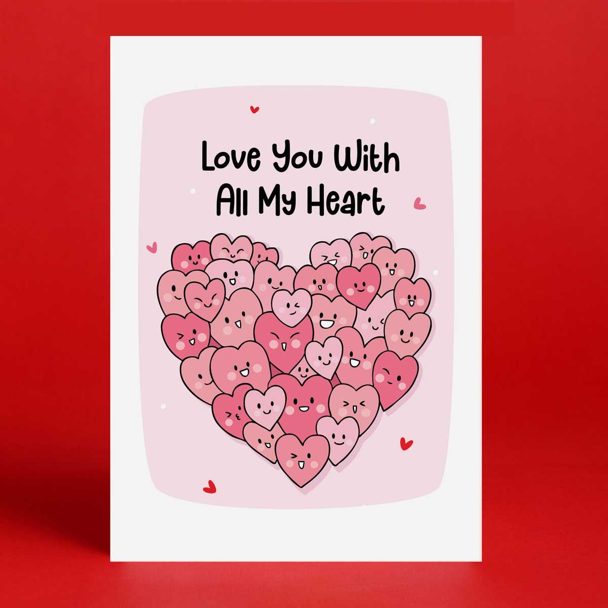 Oye Happy All My Hearts Mother's Day Greeting Card