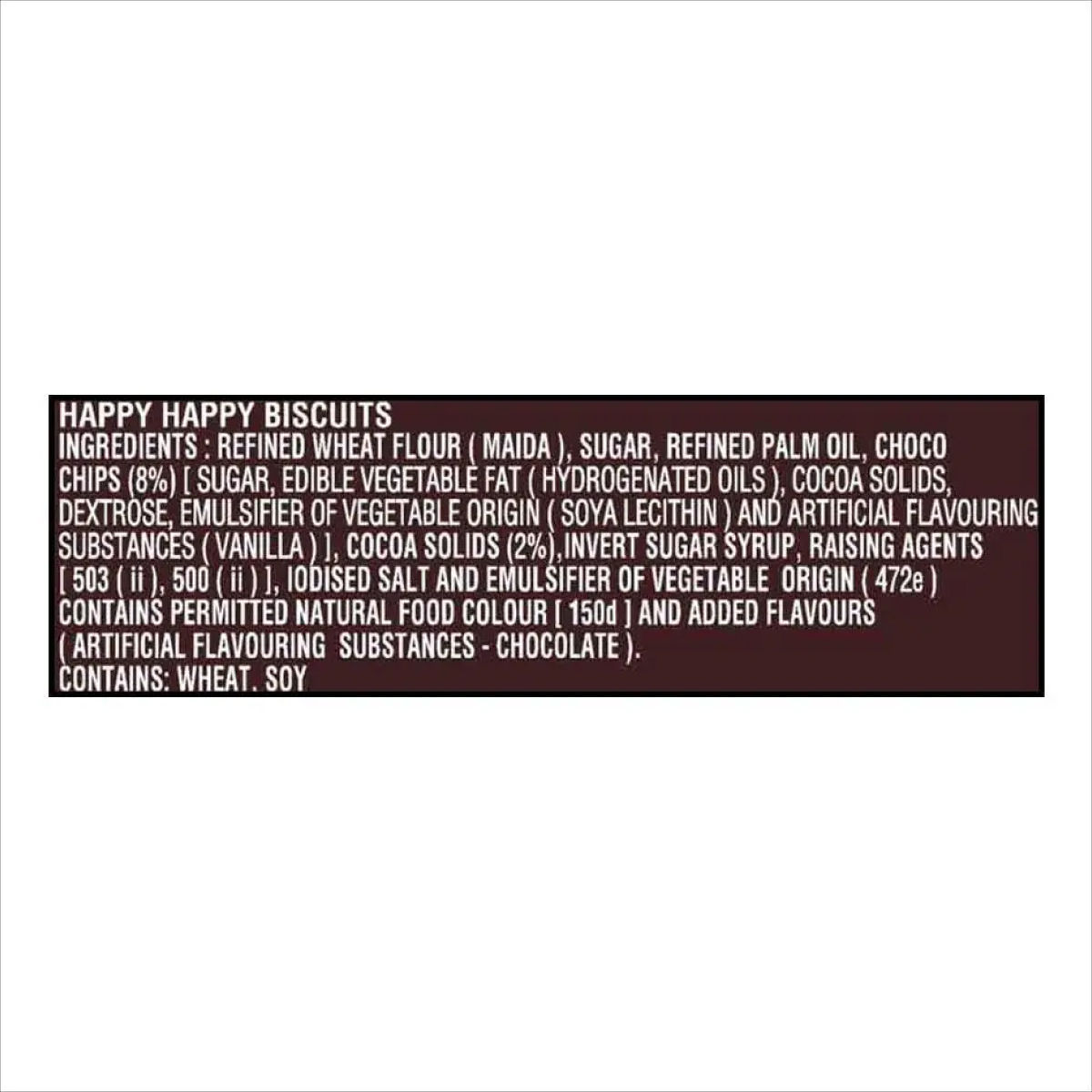 Parle Happy Happy choco chip cookies