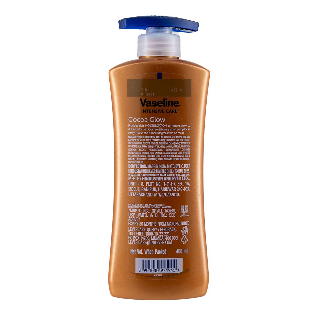 Vaseline Cocoa Glow Serum In Lotion100% Pure Cocoa & Shea Butter For Glowing & Soft Skin