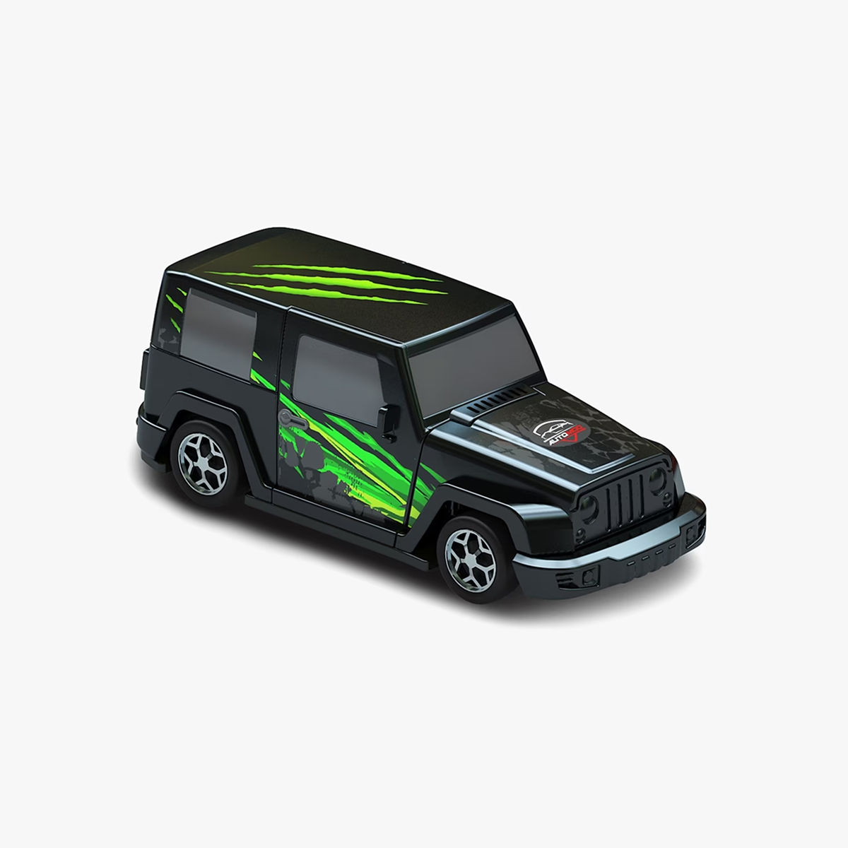 Crash Ems Pull Back Car | Racing Stunt Vehicle Toy | Pack of 1 Car