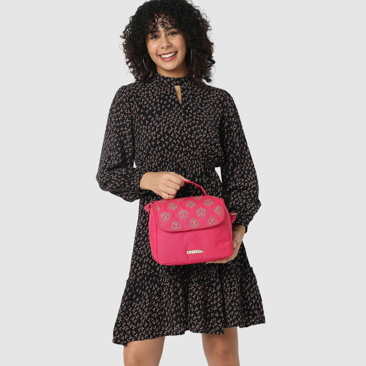 Caprese Women's Rosy Vanity Case | Fuchsia - Medium