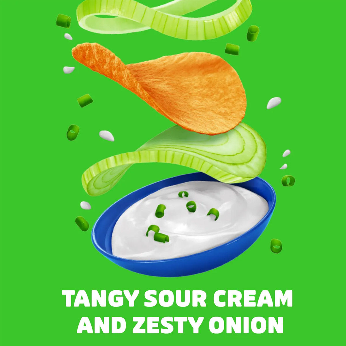 Pringles Potato Chips Sour Cream & Onion Flavour 107 g Combo