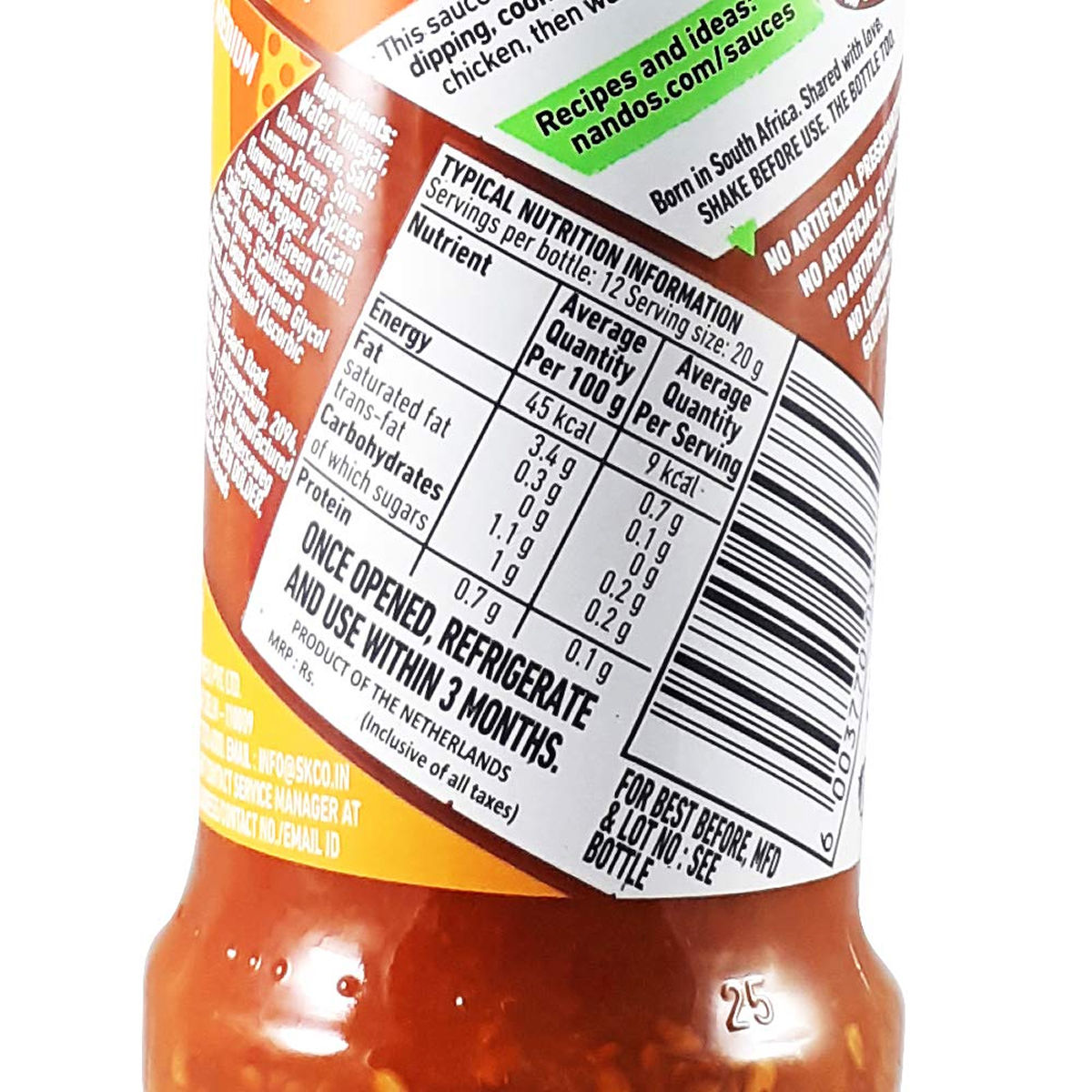 Nando's Peri Peri Chilli Sauce - Medium