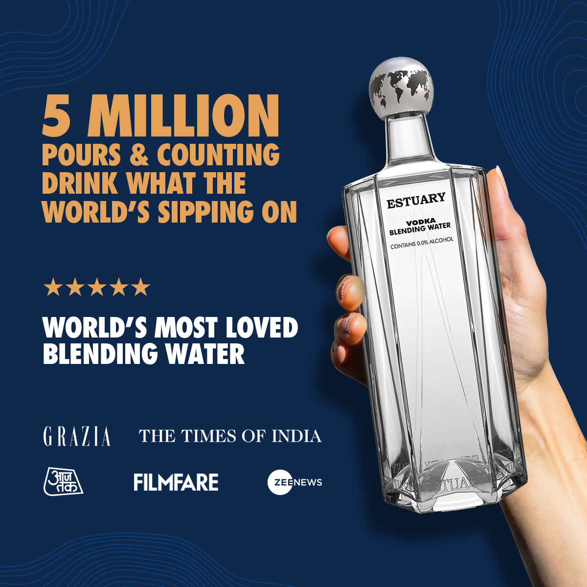Estuary Vodka Blending Water 330 ml Combo
