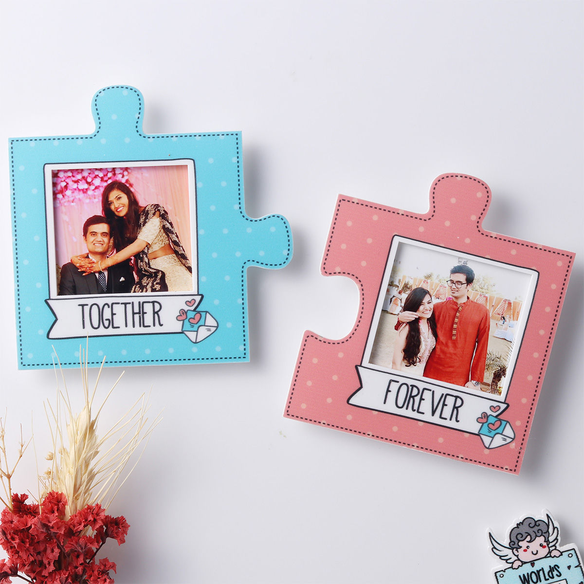 Happy Mail Jigsaw Magnets
