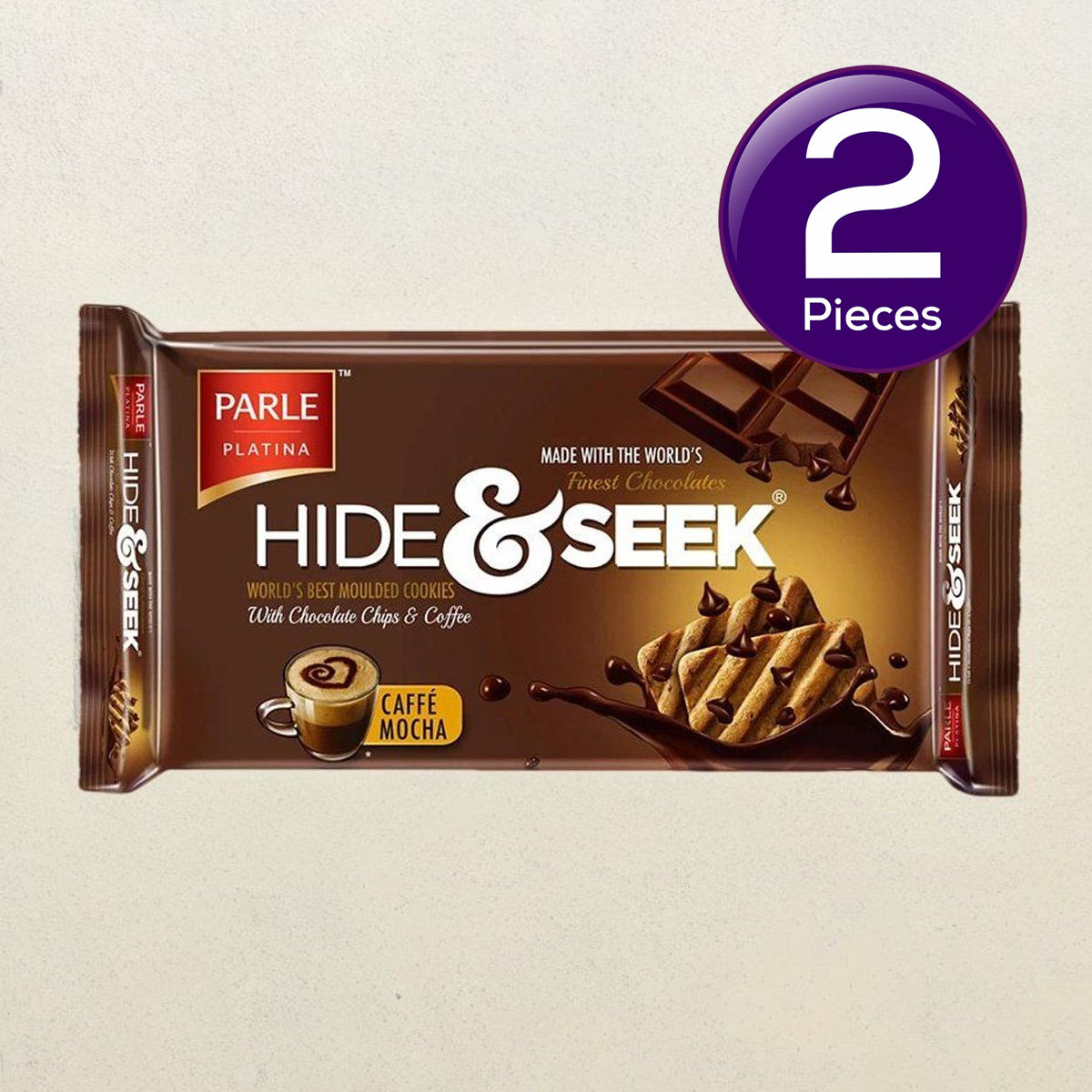 Parle Hide & Seek Cafe Mocha Cookies 308 g Combo