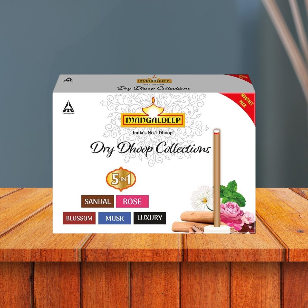 Mangaldeep Dry Dhoop Sticks Collections - Bamboless Incense