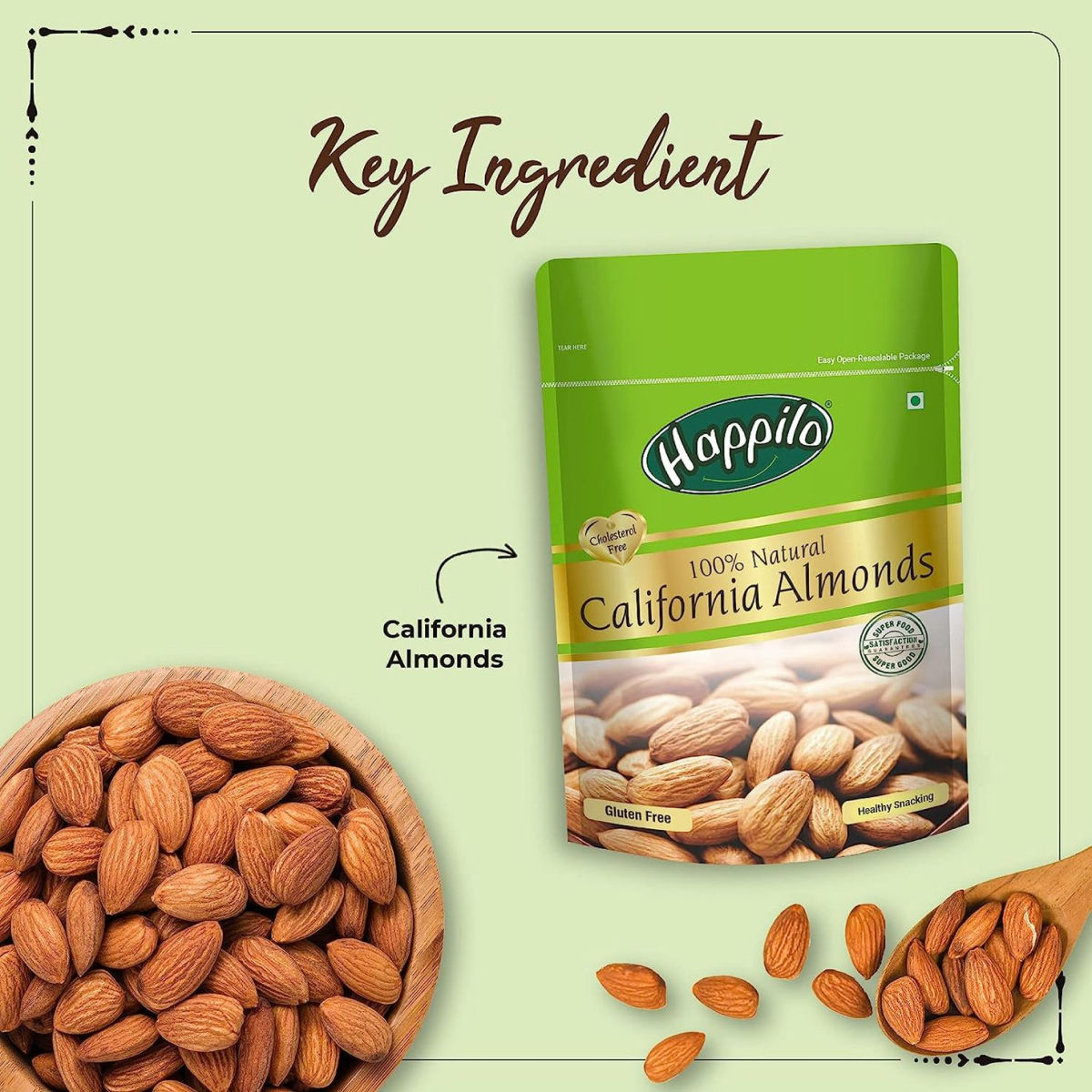 Happilo Premium Californian 100% Natural Almonds