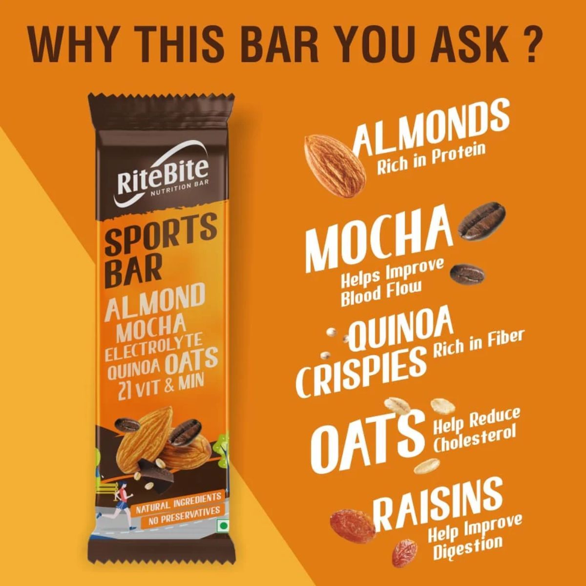 RiteBite Sports Protein Energy Bar 40 g Combo