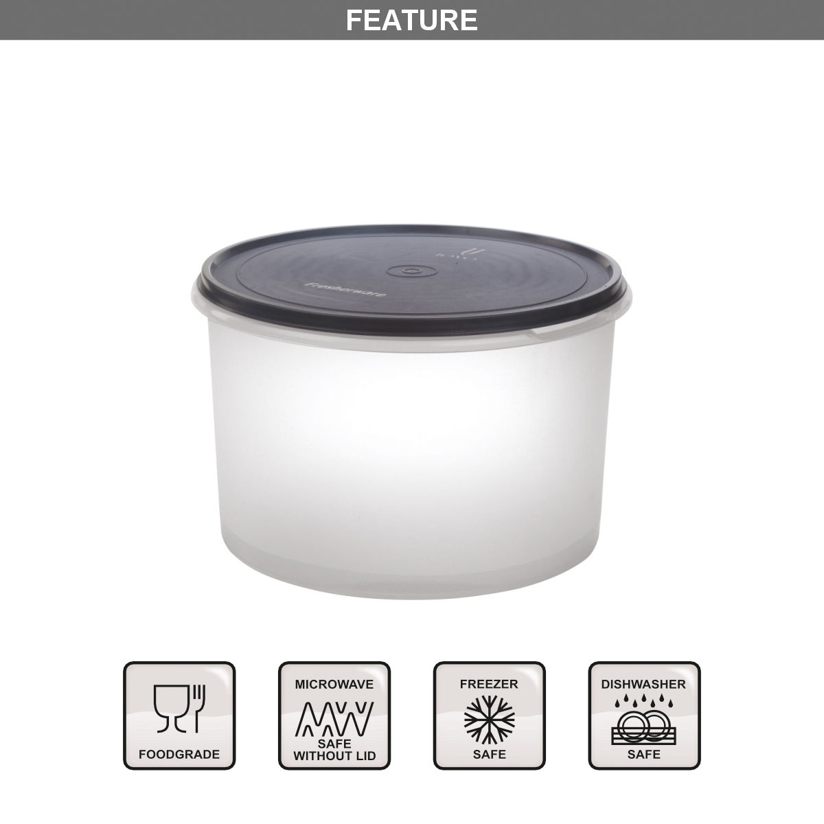 Joyo Fresherware Container Round 1000 (1 Piece) 10 L