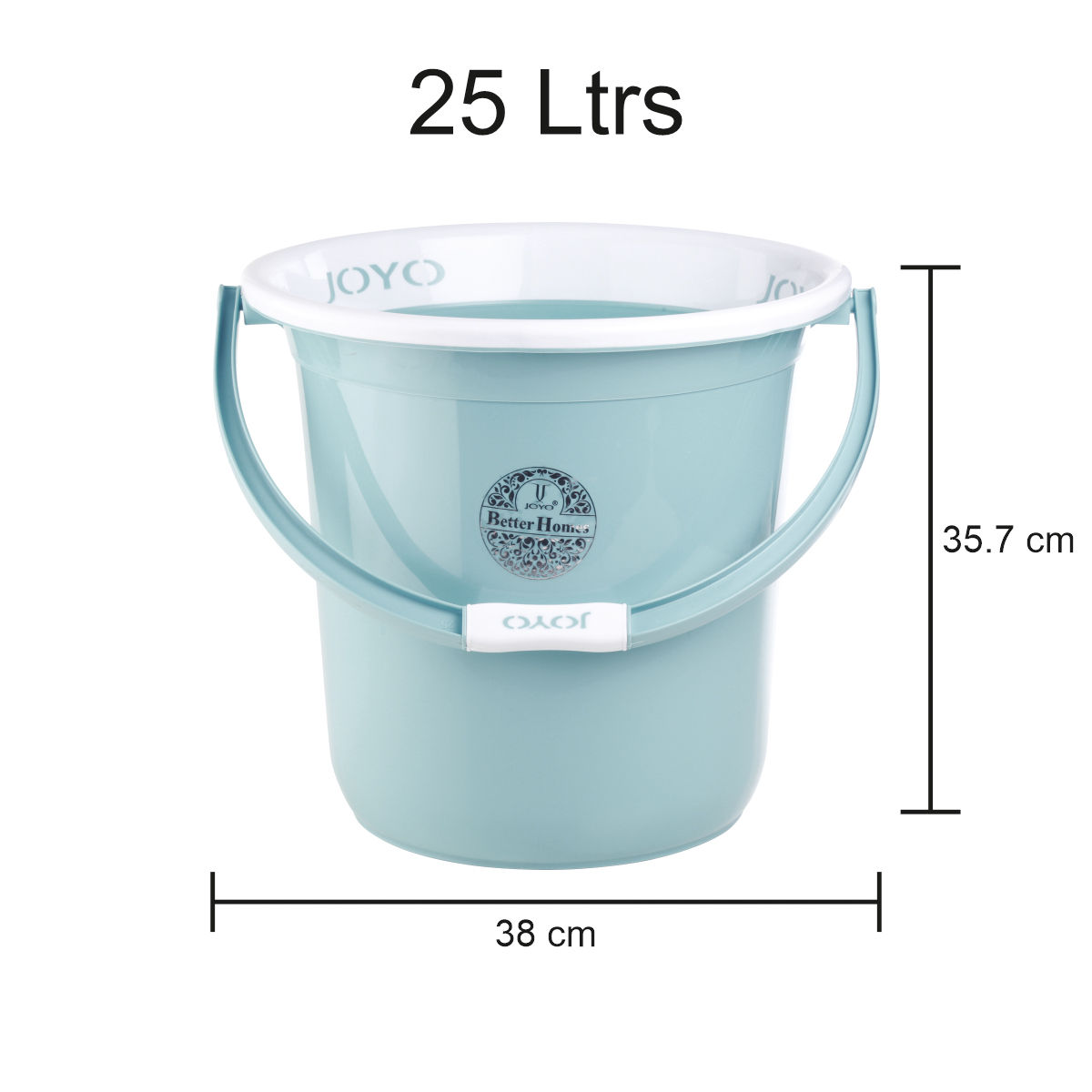 Joyo Better Home Bucket 25 L | Assorted Colours 807 g Combo
