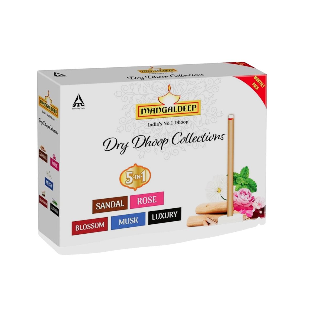 Mangaldeep Dry Dhoop Sticks Collections - Bamboless Incense