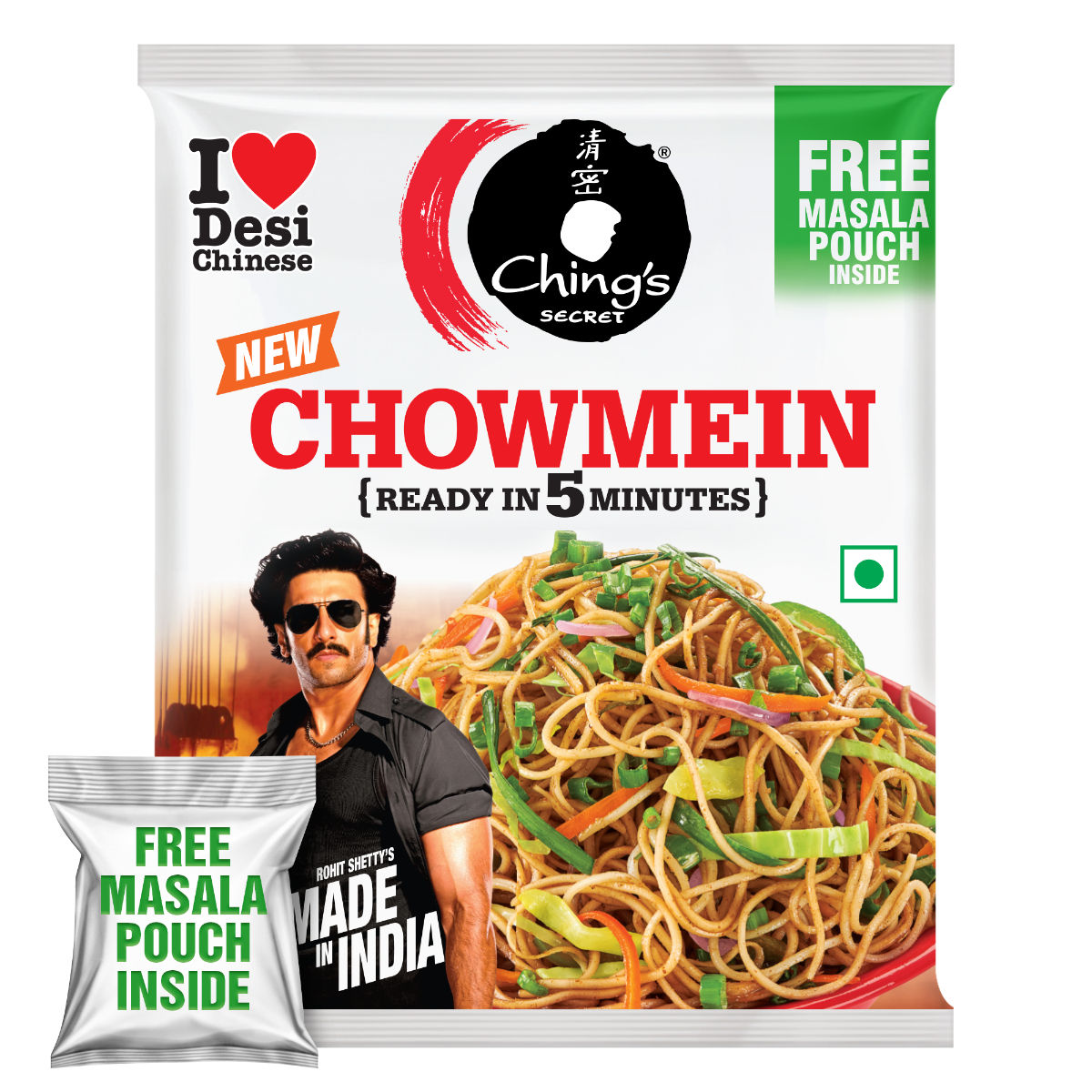 Ching's Secret Chowmein Noodles With Free Masala Pouch