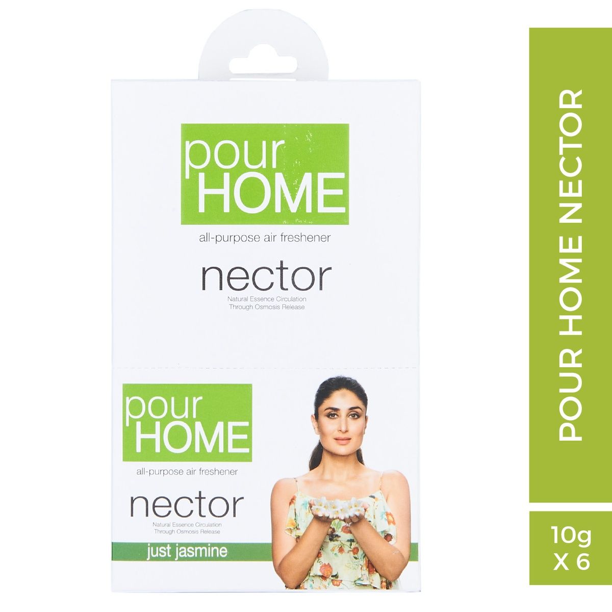 Pour Home - Nector Air Freshener Gel Blocks Jasmine Air | Pack Of 6