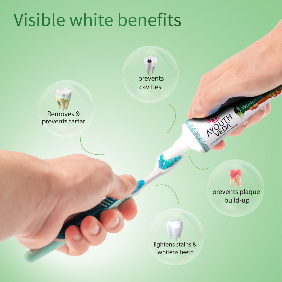 Aimil Ayouthveda Natural Whitening Toothpaste