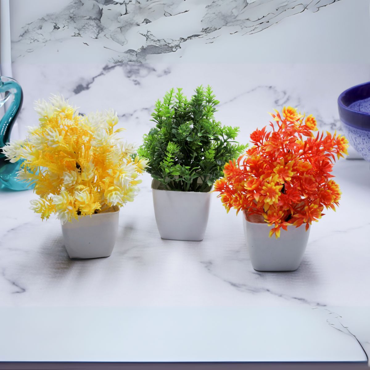 BAY6 Decorative Artificial Flower Pot – Lifelong Beauty
