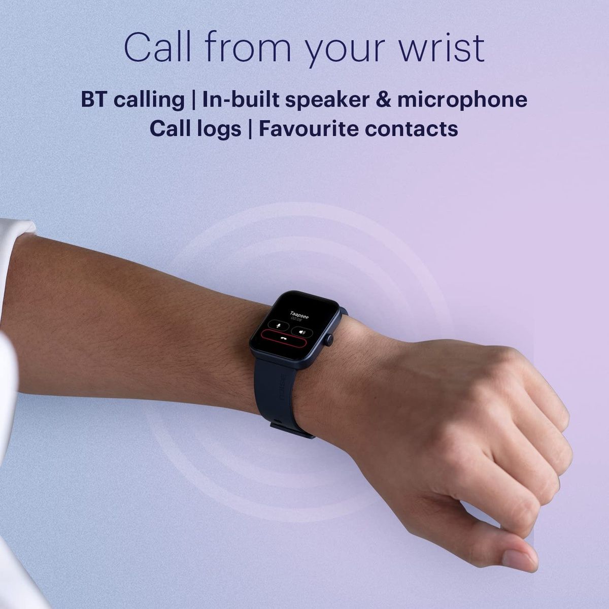 Noise ColorFit Pulse Go Buzz Smartwatch | Midnight Blue