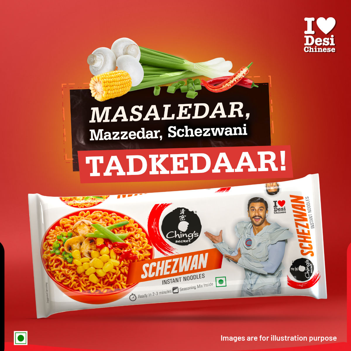 Ching's Secret Schezwan Instant Noodles (240 g) Combo