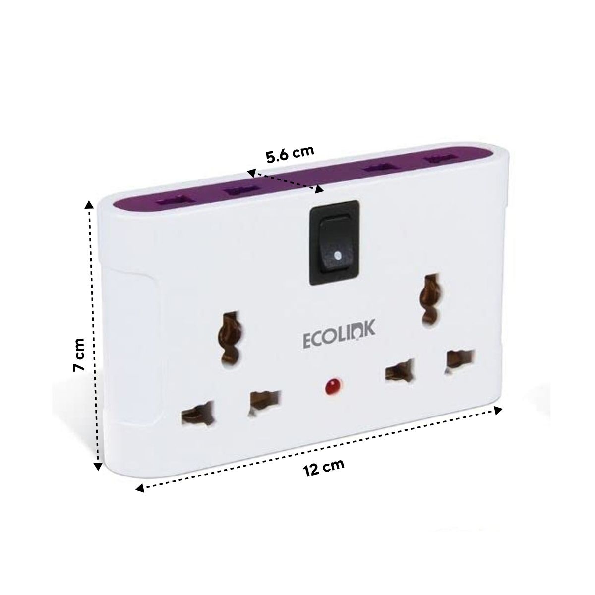 Ecolink By Philips By 4 Way 6A Multi Plug