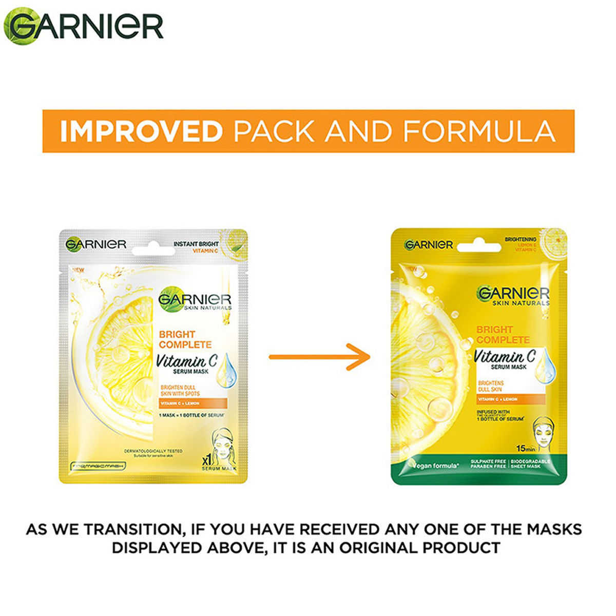 Garnier Bright Complete Mask 28 g Combo