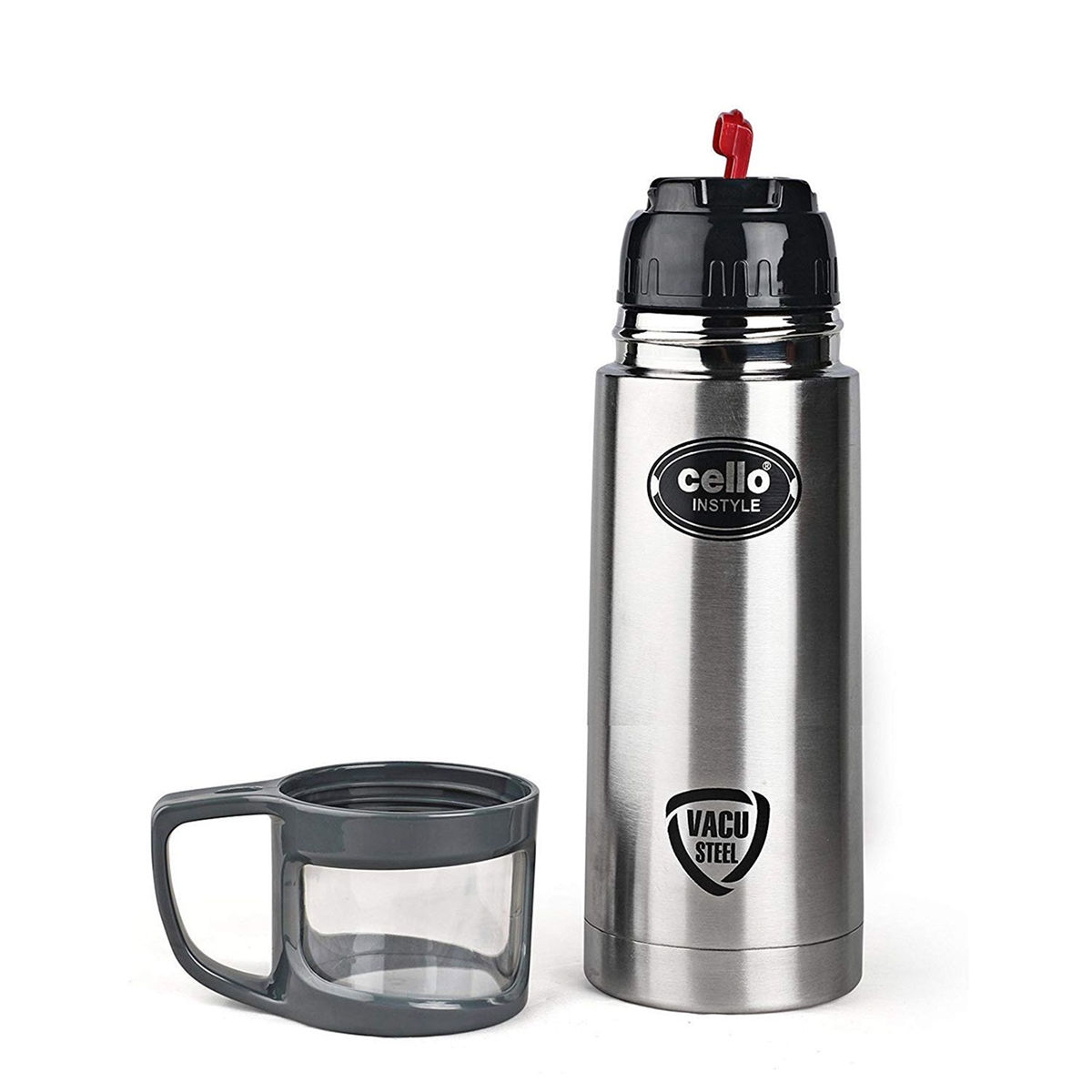 Cello Instyle Thermosteel Water Bottle with Jacket, 1000ml, Assorted