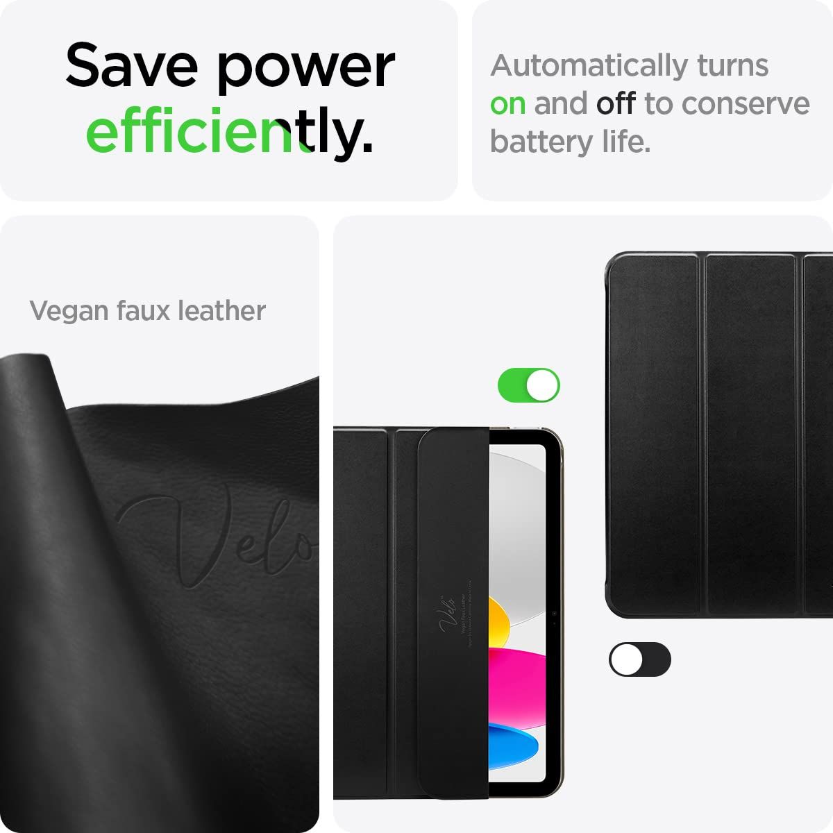Spigen iPad 10.9 inch (2022) Case Smart Fold Black
