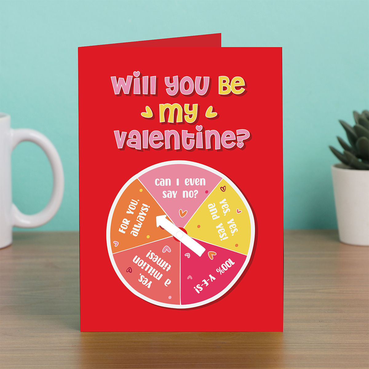 Oye Happy Valentine Spinwheel Card