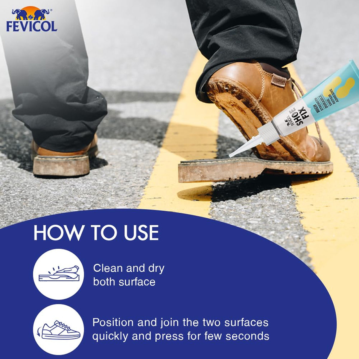 Fevicol Shoefix 2 G| Expert Shoe Repair Glue | Fast, Waterproof & Durable