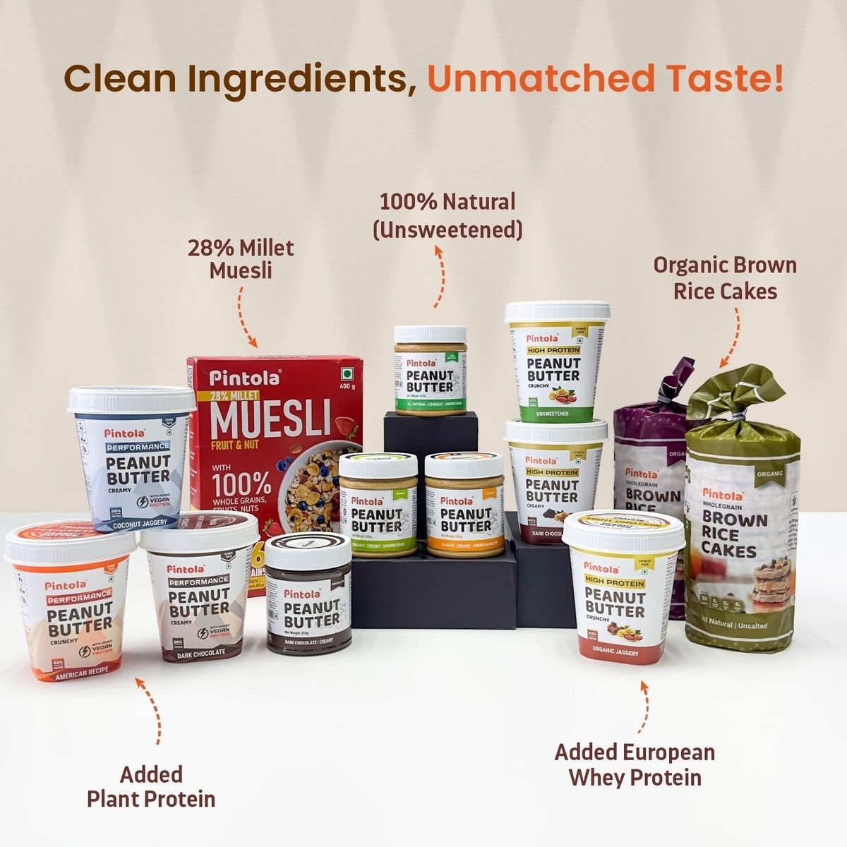 Pintola All Natural Peanut Butter - Crunchy