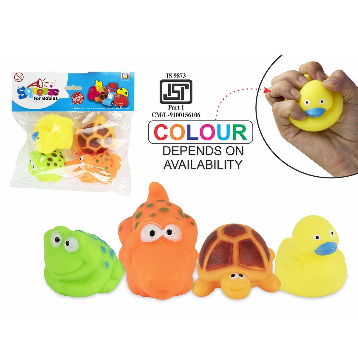 ITOYS Animals Bath Toy For Babies | Assorted | 3+ months