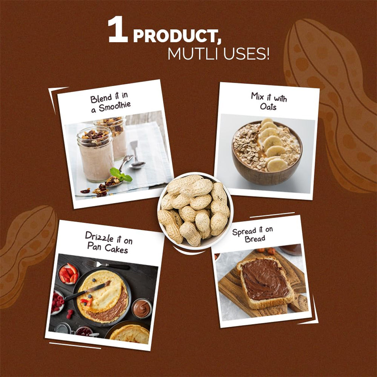 Be.anut Dark Chocolate Peanut Butter - Crunchy