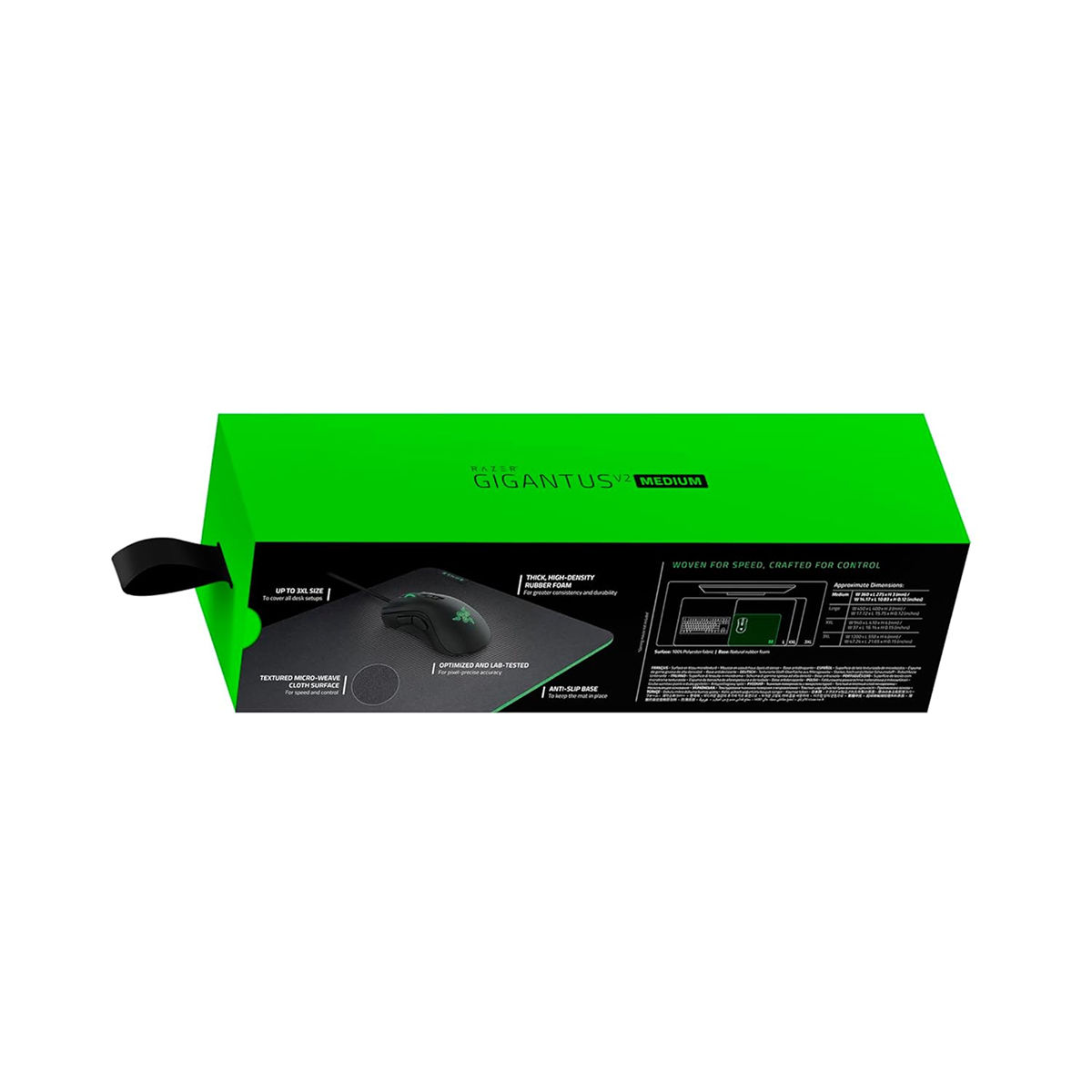 Razer Gigantus V2 Soft Gaming Mouse Mat Medium 360 X 275 X 3Mm - Rz02-03330200-R3M1