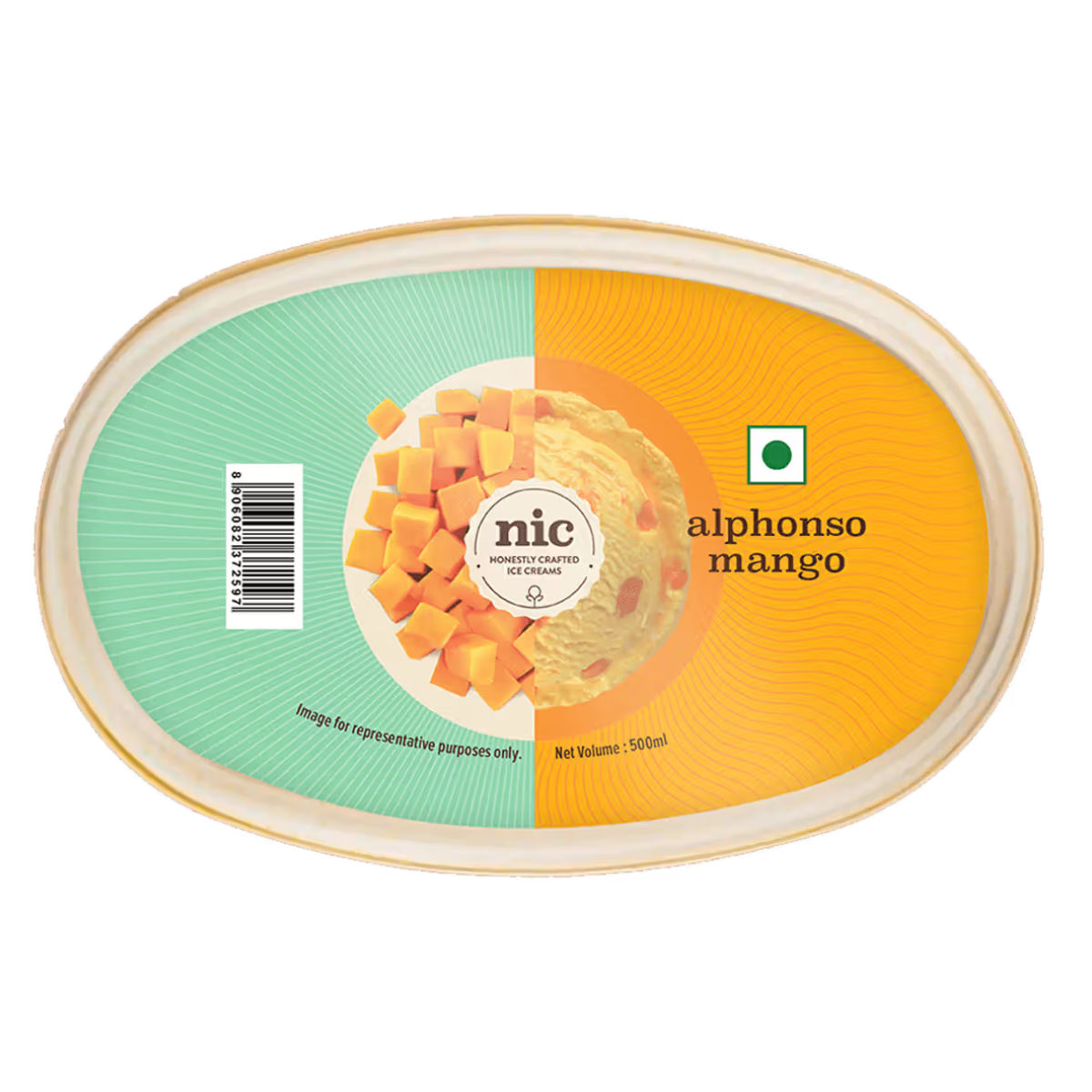 NIC Alphonso Mango Ice Cream 500 ml Combo
