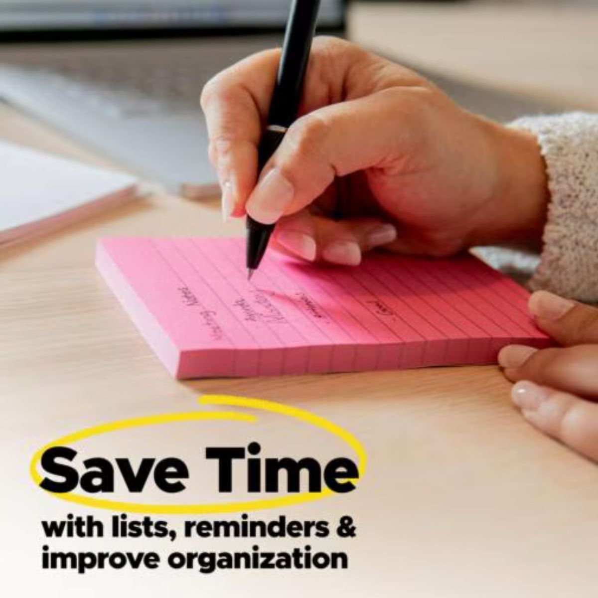 Post-it Sticky Notes - 76 mm x 76 mm | Multicolour | Paper | Square | 40 Sheets