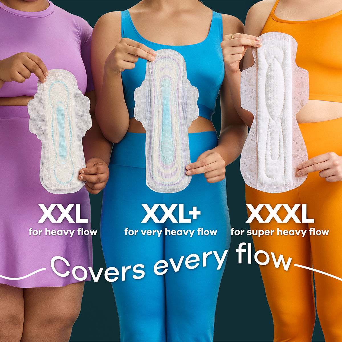 Whisper Bindazzz Nights XXXL Sanitary Pads
