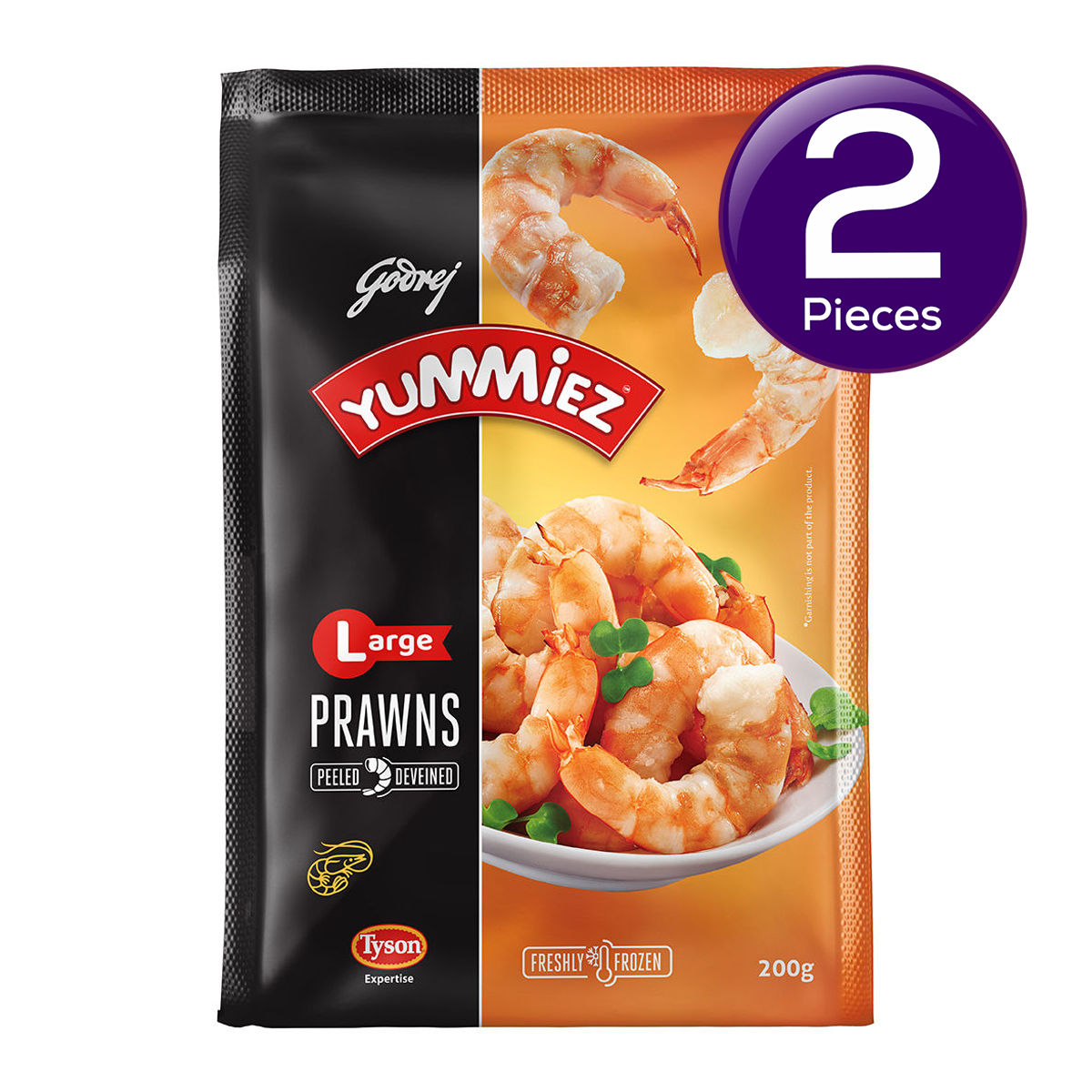 Godrej Yummiez Large Prawns 200 g Combo