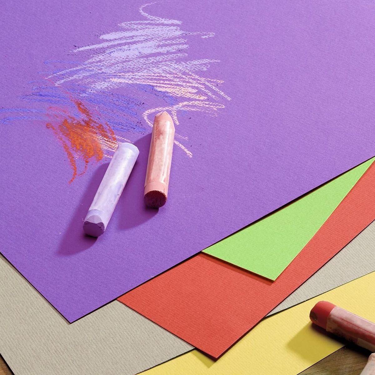 Paperpep Artists Pastel Papers 160Gsm A4 Multicolor Shades Assorted Pack Of 20 Sheets
