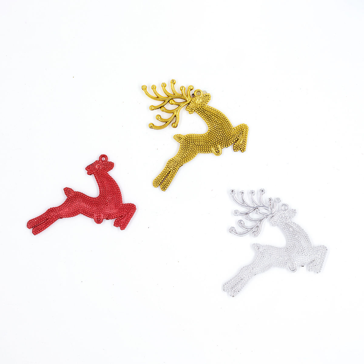 Gullak 4 pcs Metallic Reindeer