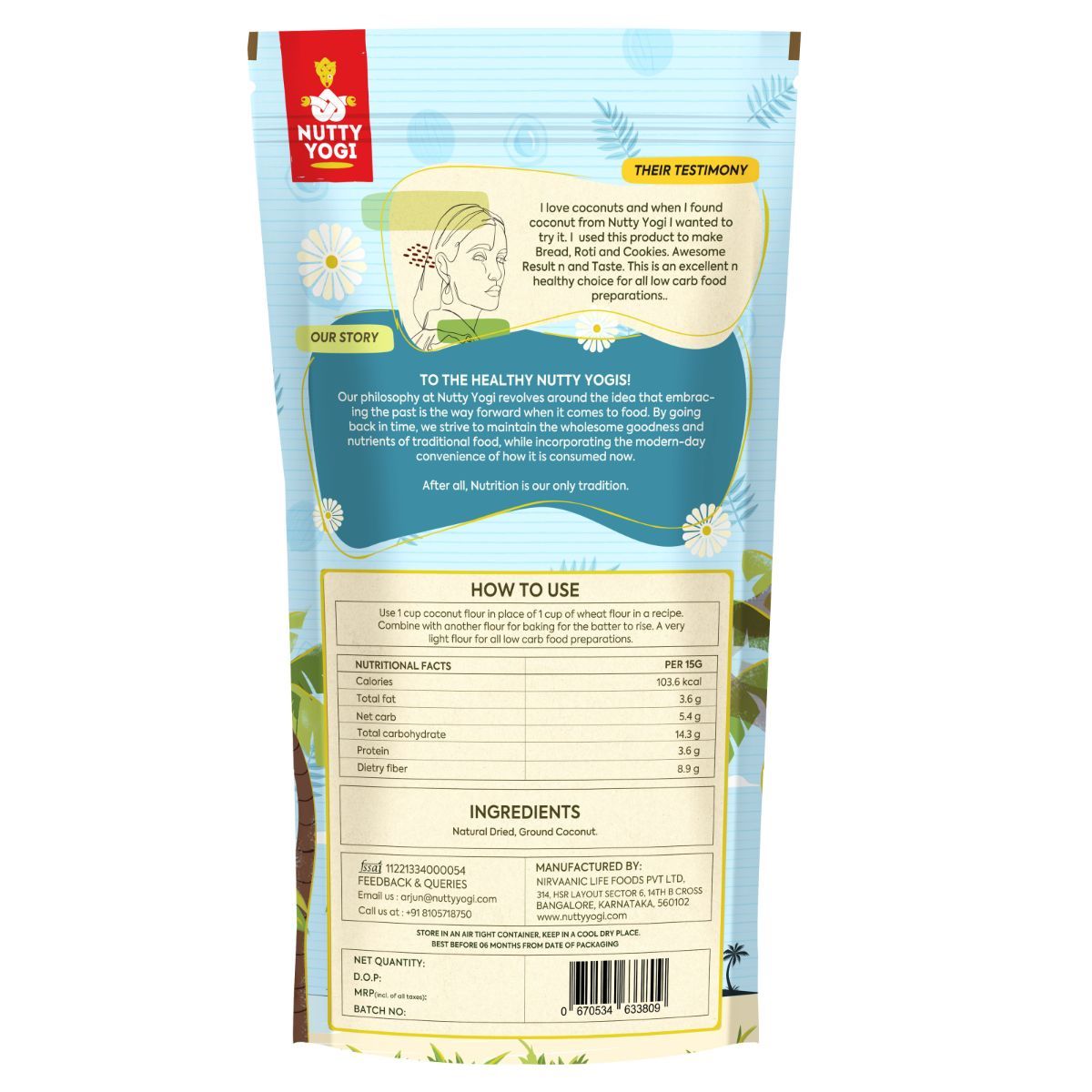 Nutty Yogi Coconut Flour
