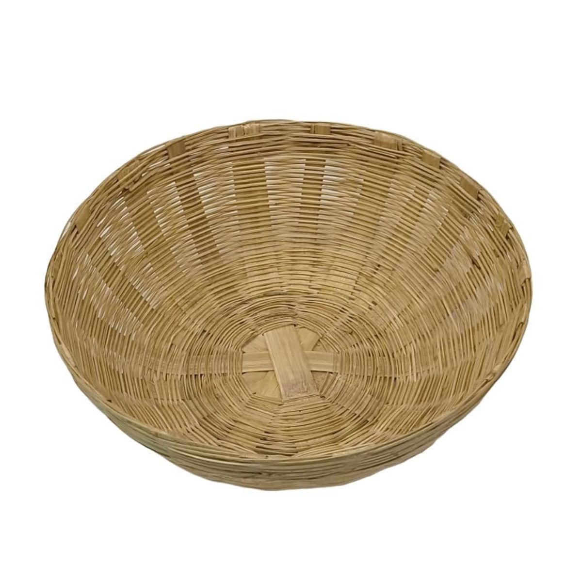 Divine Vibes Bamboo Daura | Basket For Chhath Puja - Used to store Fruit and Prasad