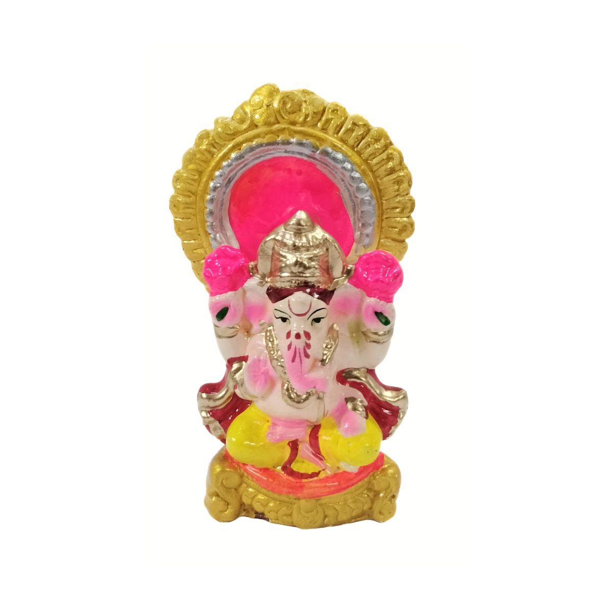 Colour Laxmi Ganesh Set 5 Inch Design 2