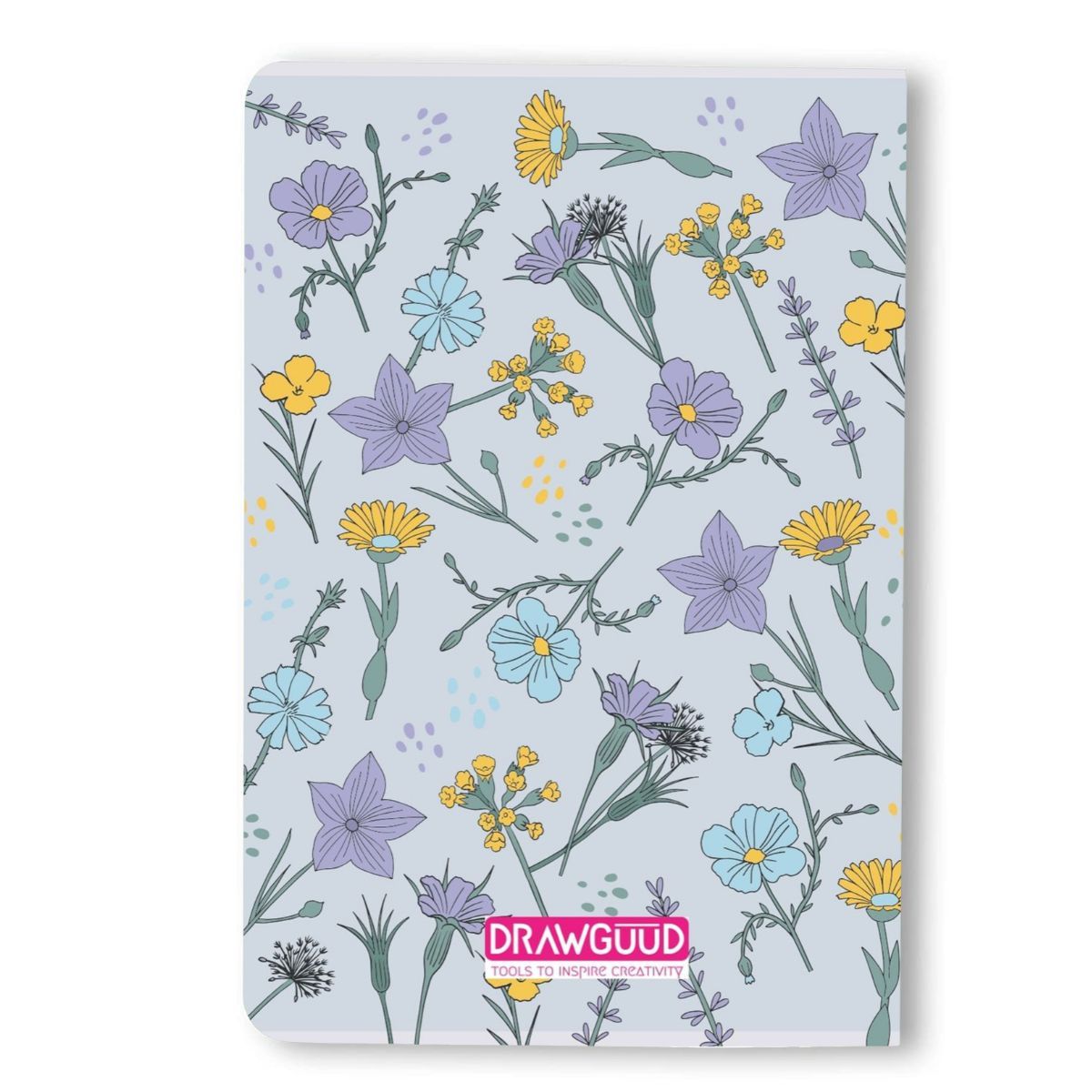 Journo By Drawguud 70 Gsm A5 Notebook : Ruled |120 Pages (Purple My Notebook)